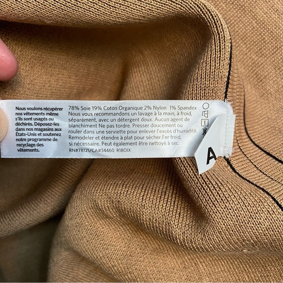 Eileen Fisher Silk & Organic Cotton Cascading Front Cardigan Black Reversible - Picture 13 of 14